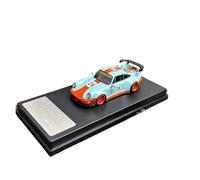 ZHRDWE Maqueta Coche 1:64 para Porsche RWB 964 Gulf Blue Alloy Miniatura Coche De Juguete para Adultos Adornos Estáticos Conmemorativos