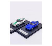 ZHRDWE Maqueta Coche 1:64 para Porsche Singer 930 Modelo De Juguete De Coche Azul Escena De Decoración De Exhibición De Colección(Azul)