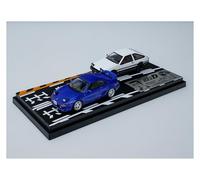 ZHRDWE Maqueta Coche 1:64 para Toyota MR2 SW20 AE86 Initial D Set Race Car Toy Model Static Collectible Ornament Vehicle(White)