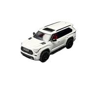 ZHRDWE Maqueta Coche 1:64 para Toyota Sequoia Modelo En Miniatura Colección Diecast Coche Exhibición Estática(White)