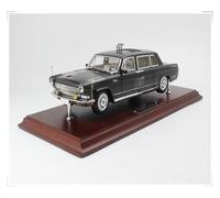 ZHRDWE Maqueta Coche Fundición Presión Metal 1:24 para Inspección Bandera Roja CA770 Protocolo CA772 Colección Exhibición Modelos Automóviles Negro