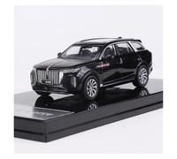ZHRDWE Maqueta Coche Modelo Coche Estático Metal Negro Hongqi HS9 Escala 1:64 Juguete para Niños.