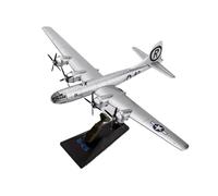 ZHRDWE Miniatura del Avión Modelo Avión De Metal Fundido Presión Escala 1/144 del Bombardero B29 Super Flying Fortress Hiroshima Nagasaki para Colección.