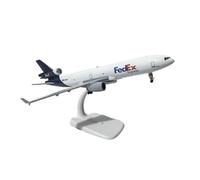 ZHRDWE Miniatura del Avión Modelo De Avión De Simulación A Escala De Aleación Mcdonnell Douglas MD-11 De FedEx Express De 20 Cm
