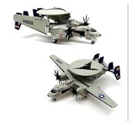ZHRDWE Miniatura del Avión Réplica Avión Alerta Temprana E-2C Hawkeye, Modelo De Juguete Coleccionable Aleación De Metal Fundido Presión A Escala 1/144.