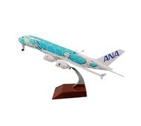 ZHRDWE Miniatura del Avión Réplica Metal 20 Cm Airbus 380 Tortuga Marina Dibujos Animados Japón Modelo Avión Miniatura para Entusiastas De La Aviación(Style 2)