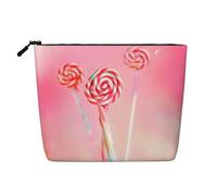 ZhRiYan Colorida bolsa de maquillaje de cáñamo falso, versátil bolsa de aseo de viaje, organizador de cosméticos reutilizable con bolsa con cremallera, negro, talla única, negro, talla única, Black