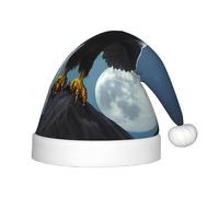 ZhRiYan Eagle under the stars - Gorro clásico de Papá Noel, Navidad, Año Nuevo, sombrero cálido de vacaciones, tocados perfectos para Navidad, Halloween