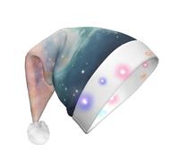 ZhRiYan Fantasy Paradise Space - Sombrero de Navidad LED para adultos, único para Navidad, fiesta de Año Nuevo, festival de Halloween y ritual anual