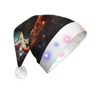 ZhRiYan Lightning Fever - Sombrero de Navidad LED para adultos, único para Navidad, fiesta de Año Nuevo, festival de Halloween y ritual anual