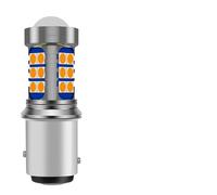 ZHROKNM 2 uds P21W LED P21/5W bombillas Led 1157 BAY15D PY21W BAU15S 1156 BA15S R5W luz de freno de coche superbrillante respaldo for automóvil 12V(1157 BAY15D Yellow)