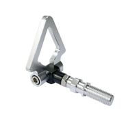 ZHROKNM Modificación de Coche Parachoques Delantero triángulo Gancho de Remolque Parachoques se Adapta a la mayoría de los vehículos triángulo Remolque Gancho Pieza de Coche(Silver Japanese)