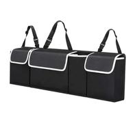 ZHSDMB Bolsa Maletero Coche para Dodge RAM 1500 2000-2018 2019 2020 2021 2022 2023 2024, Impermeable Plegable Gran Capacidad Organizador de Maletero Coche con Múltiples Bolsillos