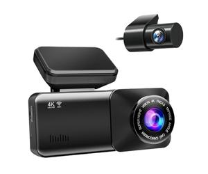 ZHSDMB Camara Coche para Tesla Cybertruck Single Motor, App Controlcon Dashcam Delantera y Trasera, Modo de Aparcamiento de 24 Horas, Grabación de Bucle