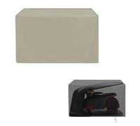 ZHSDMB Funda Cortacésped para Bosch Indego S 500, Impermeable De Tela Oxford Resistente A Los Rayos UV Y Al Polvo,Off White