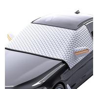 ZHSDMB Protector Antiheladas Coche para Mercedes Benz M Class ML W163 W164 W166 320 350 400 500/AMG 55 63, Protege Antihielo Nieve Funda Plegable Parabrisa Delantero con Cubiertas Espejo