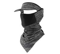 ZHSOAO 1 pieza de mascarilla protectora solar seda hielo transpirable, cubierta facial elástica, bufanda cuello secado rápido verano, for hombres Para Exterior(Light Grey)