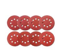 ZHSOAO 100pcs 5inch 8 Hole 125mm Sanding Paper Screen Discs Woodworking Metal Grinding Disc Abrasive Polishing Tool para Lijadoras De Cuello Largo(800_125MM)