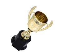 ZHSOAO 1pcs Trophy Awards Competition Soccer School Rewarding Supply Winner Award Toy Plastic Model Small Prize Cup para Competiciones Escolares(10cm)