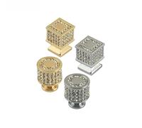 ZHSOAO 2 piezas manija de gabinete diamante ligero para Tiradores Cajones