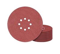 ZHSOAO 225mm 9inches 8 Hole Wall Sander Sandpaper Woodworking Metal Grinding Disc Abrasive Polishing Tool 120-2000 Grit Sanding Discs para Lijadoras De Cuello Largo(600 Grit)