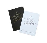 ZHSOAO 2PCS His And Hers Vow Books para los Novios