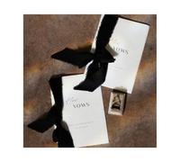 ZHSOAO 2PCS Personalized Paper Wedding Vow Books para los Novios