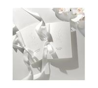 ZHSOAO 2PCS Personalized Paper Wedding Vow Books para los Novios