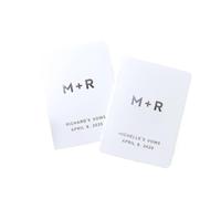 ZHSOAO 2PCS Wedding Vow Booklets Set para los Novios