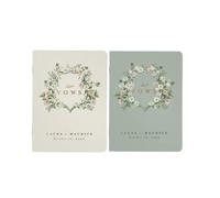 ZHSOAO 2PCS Wedding Vow Booklets Set para los Novios