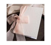 ZHSOAO 2PCS Wedding Vow Books Card Set para los Novios