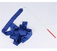 ZHSOAO 3pcs Colorful Gym Ribbons Baton Dance Ribbon Rhythmic Artistic Gymnastics Coloured Ribbon Sportss Training para Niños Bailes Artísticos(Blue,2M)