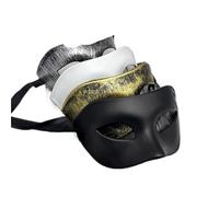 ZHSOAO 4 Uds. Máscara de mascarada for hombre y mujer, máscara baile con patrón Retro, máscaras Color sólido, disfraz Mardi Gras, fiesta, boda, cumpleaños para Baile de Máscaras(Mix colors)