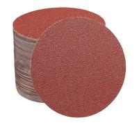 ZHSOAO 50pcs 150mm 6-Inch Grinding Wheel 60/80/100/120/240/320/400/600 Sandpaper, Used For Sanding, Drilling, Grinding, Woodworking para Lijadoras De Cuello Largo(120)