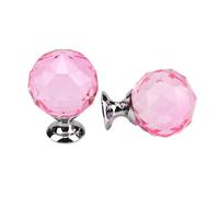 ZHSOAO 8 pomos transparentes con forma de diamante for cajón armario para Tiradores Cajones