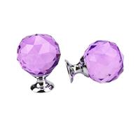 ZHSOAO 8 pomos transparentes con forma de diamante for cajón armario para Tiradores Cajones