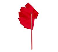 ZHSOAO 8pcs Colorful Gym Ribbons Dance Ribbon Rhythmic Art Gymnastic Ballet Streamer Twirling Rod Stick For Gym Training Professional para Niños Bailes Artísticos(Red,2M)