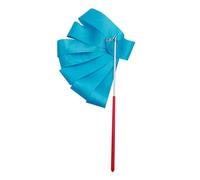 ZHSOAO 8pcs Colorful Gym Ribbons Dance Ribbon Rhythmic Art Gymnastic Ballet Streamer Twirling Rod Stick For Gym Training Professional para Niños Bailes Artísticos(Blue,2M)