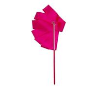 ZHSOAO 8pcs Colorful Gym Ribbons Dance Ribbon Rhythmic Art Gymnastic Ballet Streamer Twirling Rod Stick For Gym Training Professional para Niños Bailes Artísticos(Rose Red,2M)