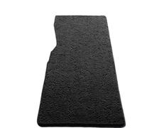ZHSOAO Alfombra Antideslizante for baño, tapetes for Puerta de Cocina, Lavabo súper Absorbente, bañera, Inodoro, Alfombra Lateral for Piso para Puerta, Pasillo, Cocina(Black,51cmx81cm)