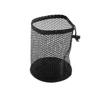 ZHSOAO Bolsa de Malla Deportiva portátil, Multiusos, Nailon, con cordón, for Golf, Capacidad for 12, 25 o 50 Pelotas para Pelotas de Golf(Black-L)