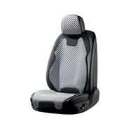 ZHSOAO Cojín for Asiento de Coche, ventilación cómoda y portátil, Funda for Delantero Individual Dividida Universal for Las Cuatro Estaciones para Asientos de Furgonetas(Grey)