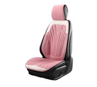 ZHSOAO Funda Universal for Asiento de Coche, Fundas Transpirables for Las Cuatro Estaciones, Funda Protectora for Asientos, Accesorios for Coches para Asientos de Furgonetas(Pink Front Seat Set)
