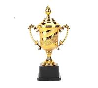 ZHSOAO Gold Plastic Reward Trophy Cup Soccer Medals Prize Early Educational Basketball Football Winners Gifts For Game para Competiciones Escolares(24.5cm)