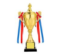 ZHSOAO Gold Silver Copper Trophy Awards Sports Games Small Prize Cup Champion Craft Souvenirs Winner Award para Competiciones Escolares(Gold with Lid)