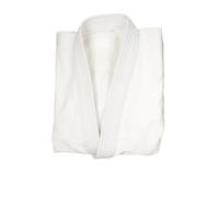 ZHSOAO Kimonos De Jiu-Jitsu Uniforme de Artes Marciales Judo Gi Hecho Profesional, Kimono Blanqueado de Tejido único, Perfecto for competición o Entrenamiento con cinturón Blanco(White,180CM)