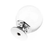 ZHSOAO Tirador for cajón de gabinete con bola cristal, 6 uds., 20-40mm para Tiradores Cajones