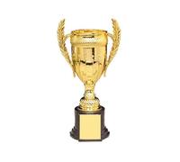 ZHSOAO Trophy Awards Competition Soccer Rewarding Supply Winner Award Toy Plastic Model Small Cup para Competiciones Escolares(16.5cm-Without Lid)