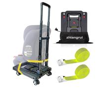 zhtangrui El mejor transportador de asiento de coche de viaje para aeropuerto, práctica plataforma de asiento de coche con ruedas para un fácil transporte