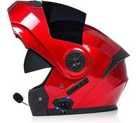 ZHTBATE Caschi Bluetooth Modulari Casco Moto Omologato ECE Integrale Uomo Donna Caschi Moto Bluetooth con Risposta Automatica, Doppia Visiera Casco Motocross Anteriore Ribaltabile